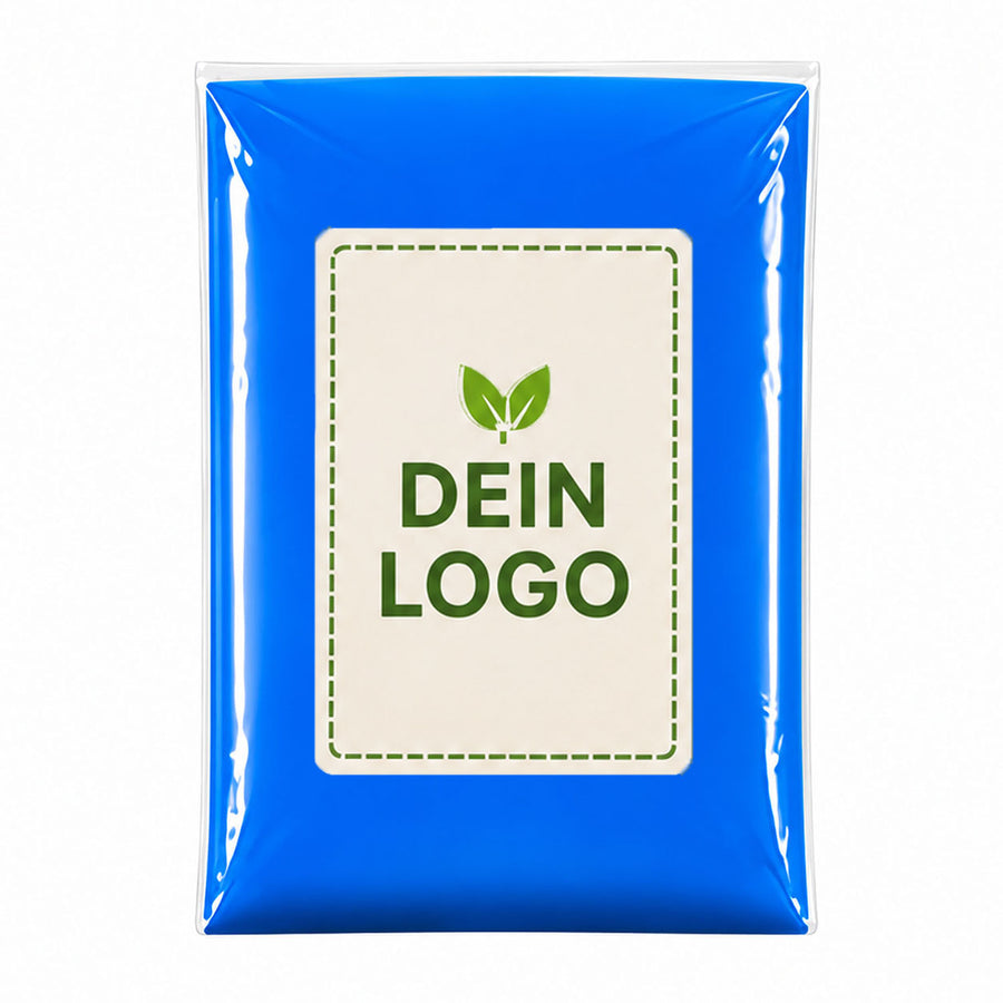 Cedelli® Verpackung mit DIN-A7-Logo-Sticker
