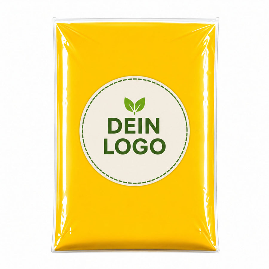 Cedelli® Verpackung mit rundem Logo-Sticker