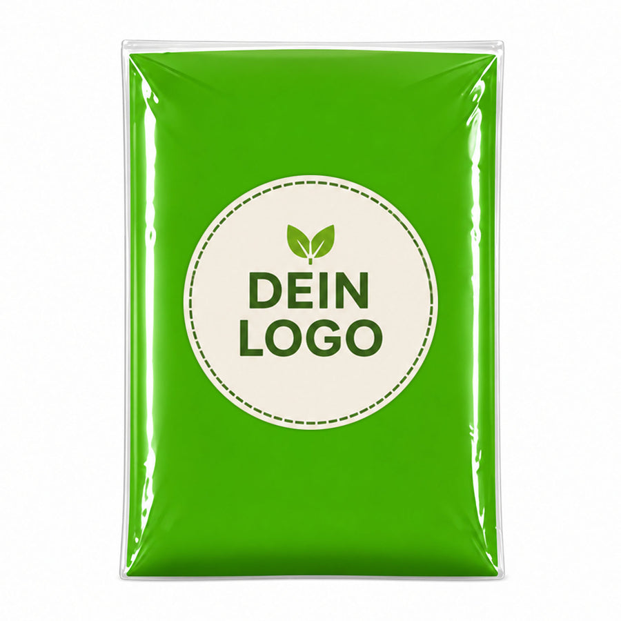 Cedelli® Verpackung mit rundem Logo-Sticker