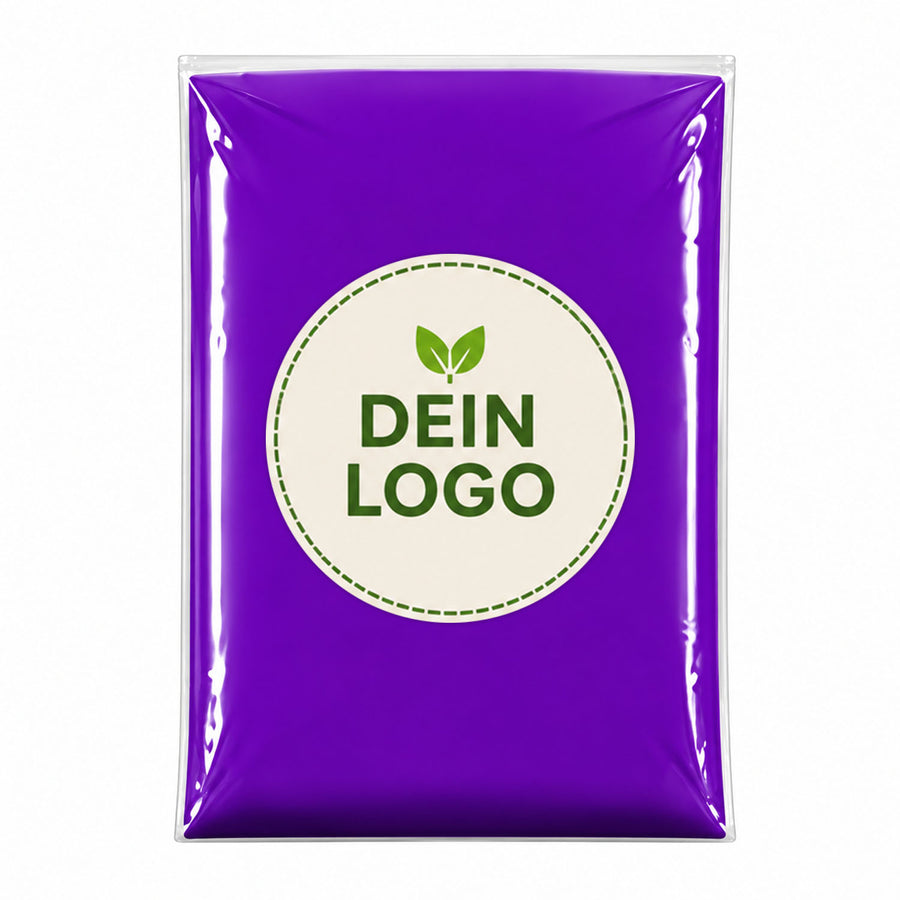 Cedelli® Verpackung mit rundem Logo-Sticker