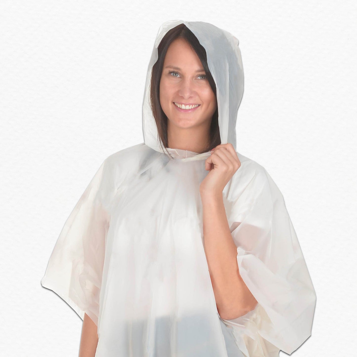 Wasserdichter bio Einweg-Regenponcho kaufen statt bei Decathlon oder DM